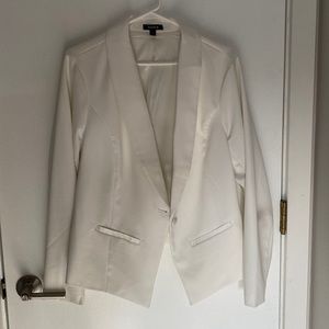 Torrid White Special Occasion Tuxedo Blazer